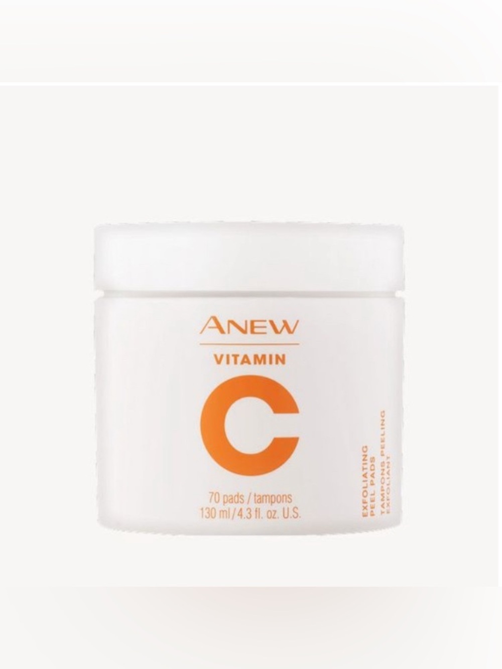 NEW Anew Vitamin C Exfoliating Peel Pads Exfoliation Cleanser Pineapple Extract